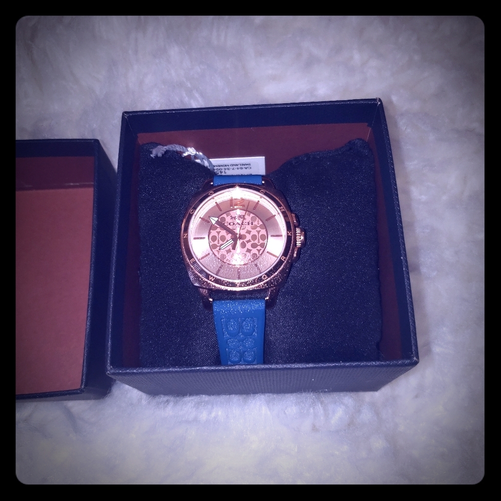 FCoach Woman's mini boyfriend watch Rose Gold